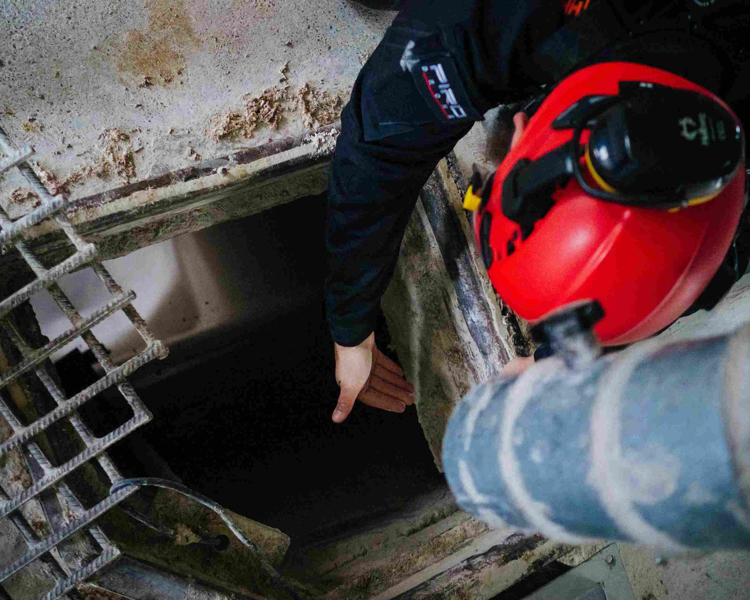 Inspección de tuberías con dron